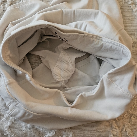 Athleta White Fairway 16” Lined Golf Skort With Pockets Size Small - Picture 8 of 8